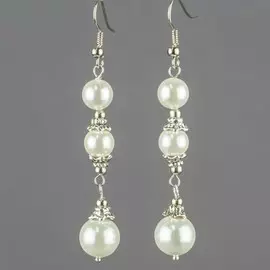 Серьги жемчуг