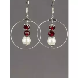 Серьги жемчуг