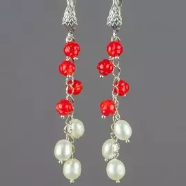 Серьги жемчуг