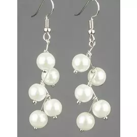 Серьги жемчуг