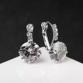 Серьги со стразами