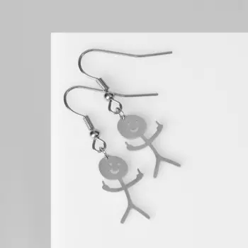 Серьги металл