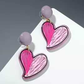 Серьги акрил