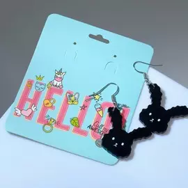 Серьги акрил