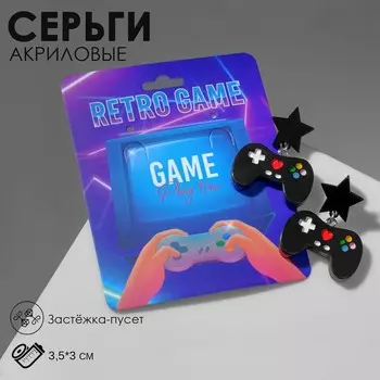 Серьги акрил