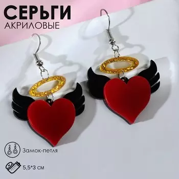Серьги акрил