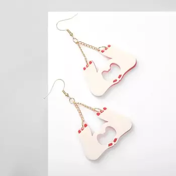 Серьги акриловые