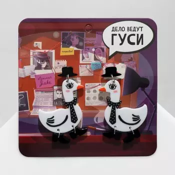 Серьги акрил