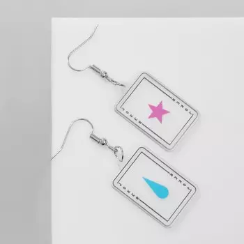 Серьги акриловые