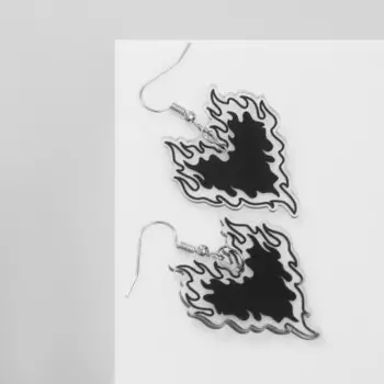 Серьги акриловые