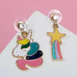 Серьги с эмалью
