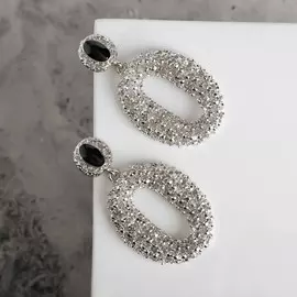 Серьги эмаль