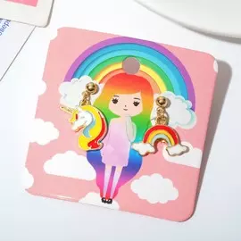 Серьги эмаль