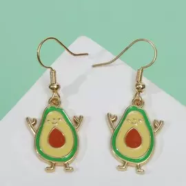Серьги эмаль