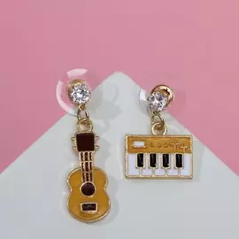 Серьги с эмалью