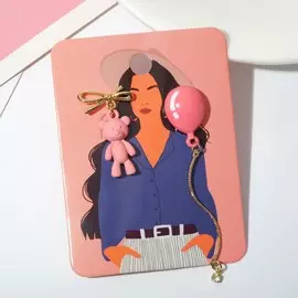 Серьги эмаль