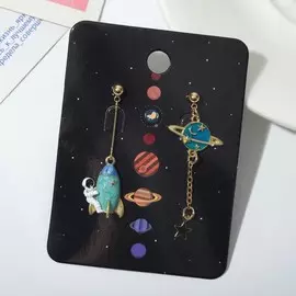 Серьги с эмалью