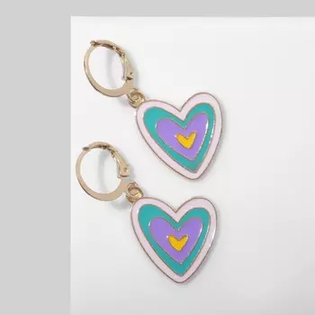 Серьги с эмалью