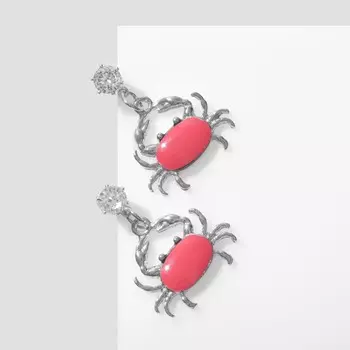 Серьги эмаль