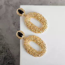 Серьги эмаль