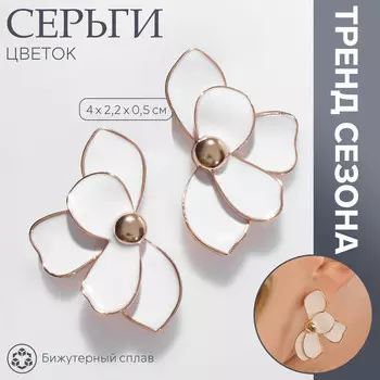 Серьги с эмалью