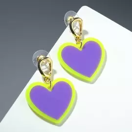 Серьги акриловые