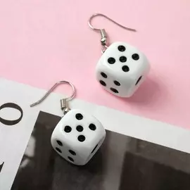 Серьги пластик