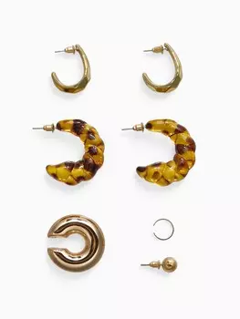 Серьги и кафф qf