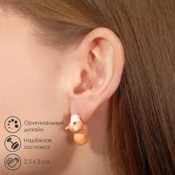 Серьги из полимерной глины