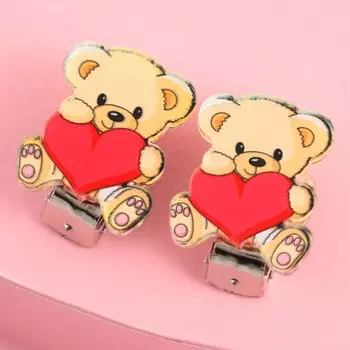 Серьги клипсы детские