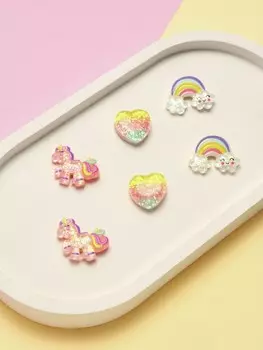 Серьги-клипсы детские на магните выбражулька