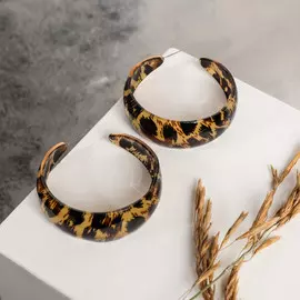 Серьги кольца qf