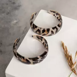 Серьги кольца qf