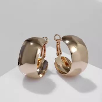 Серьги кольца qf