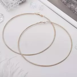 Серьги кольца qf