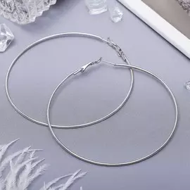 Серьги кольца qf