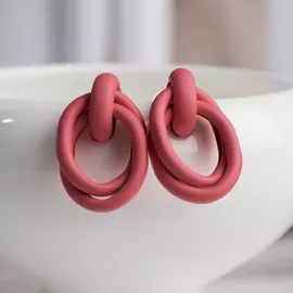 Серьги металл