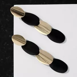 Серьги металл