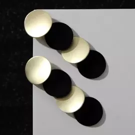 Серьги металл