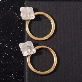 Серьги металл