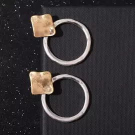 Серьги металл