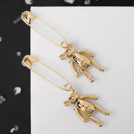 Серьги металл