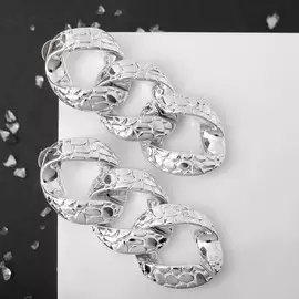 Серьги металл