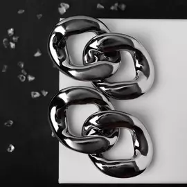 Серьги металл