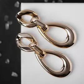 Серьги металл