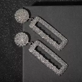 Серьги металл