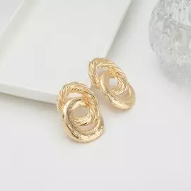 Серьги металл