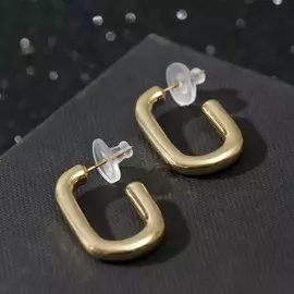 Серьги металл