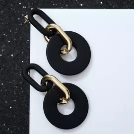 Серьги металл