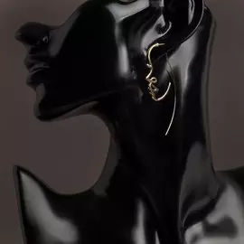 Серьги металл